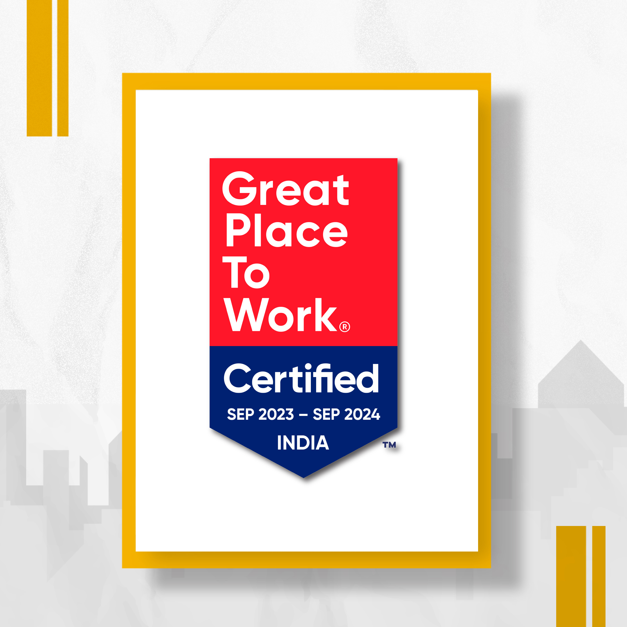 Great Place to Work Certified - Shriram Properties