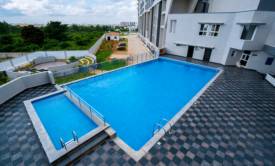 Shriram Signiaa, Swimming pool in 4 BHK penthouse