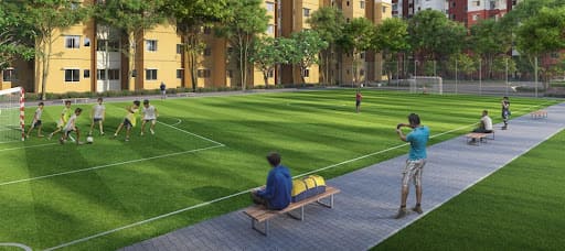 Shriram Grand City – Football Court - Residential Projects in Howrah